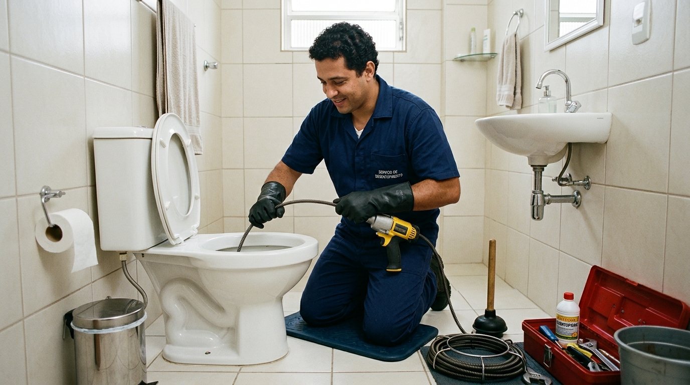 Atendimento em Vaso Sanitário em Franca‑SP