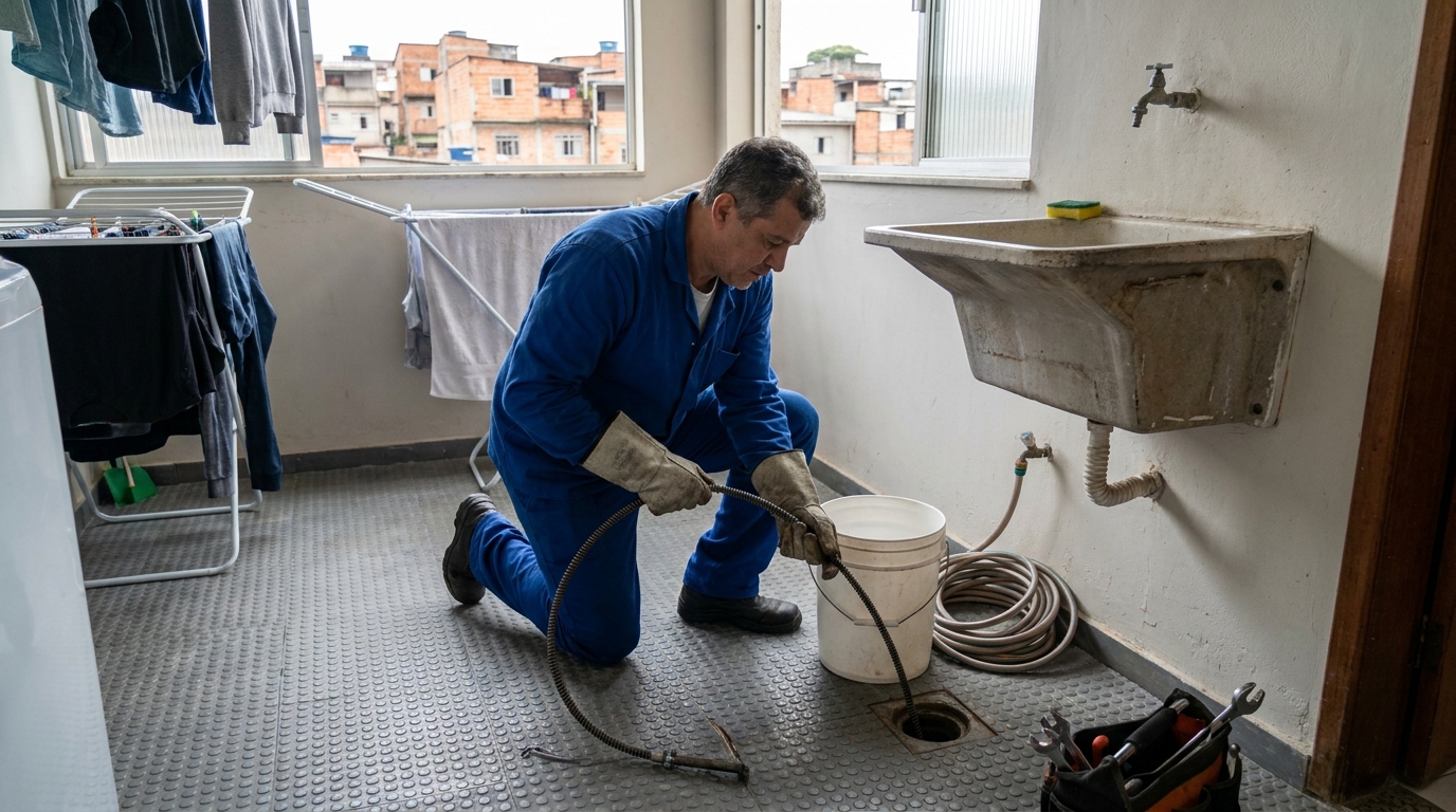 Desentupimento de Ralos Externos em Franca‑SP