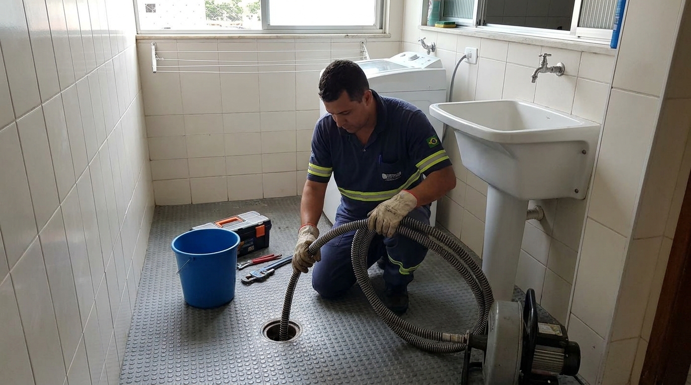 Desobstrução na Cozinha em Franca‑SP