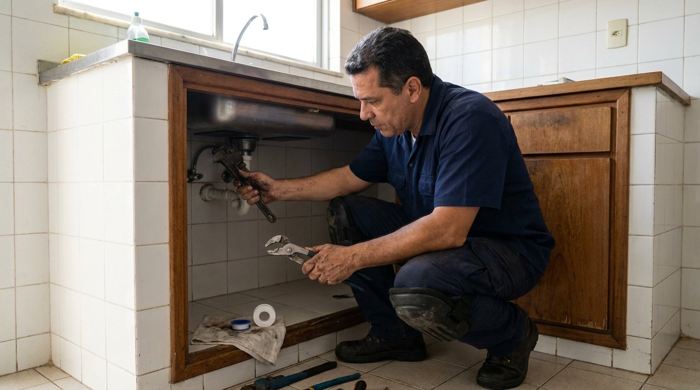 Reforma Hidráulica no Banheiro em Franca‑SP